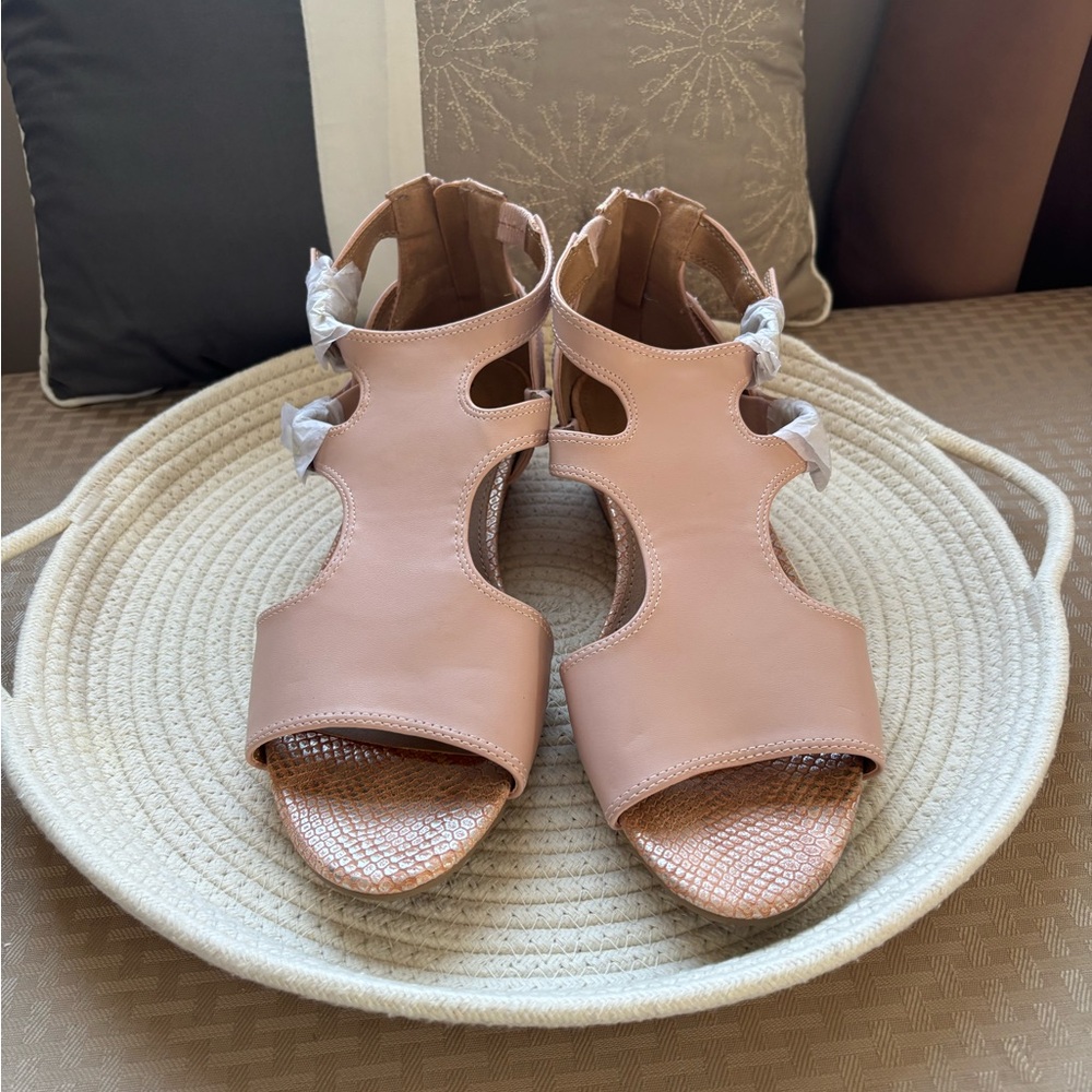 Comfortview Blush Women's Wedge Sandals